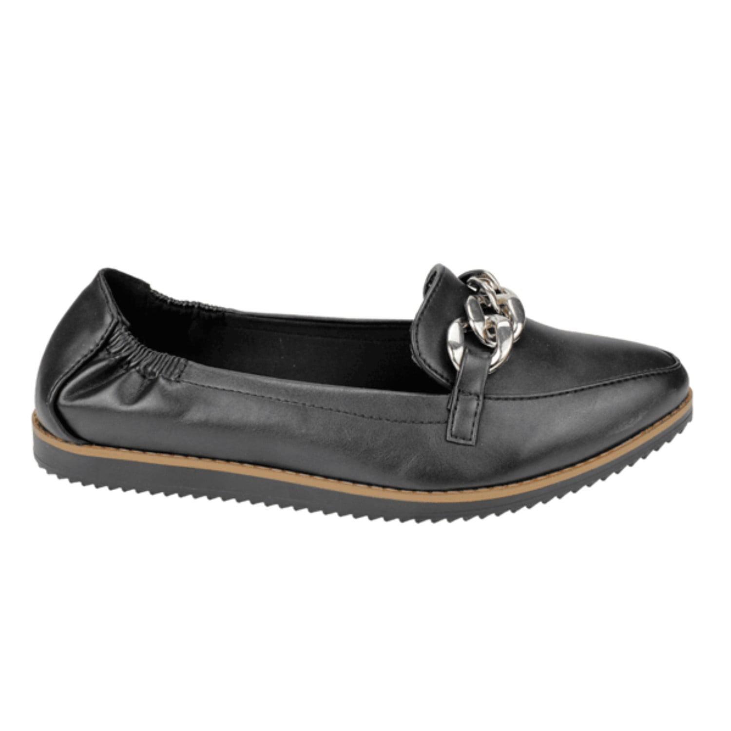 Mocasín Agua De Coco Nanda Negro