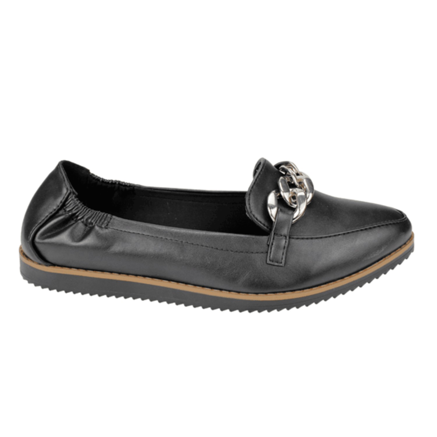 Mocasín Agua De Coco Nanda Negro