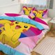 thumbnail image 1 of Pik_achu Print Bedding Set Pattern Duvet Cove Set 3 Pieces 1 Quilt Cover And 2 Pillowcases for Women Men Teens, 1 of 5