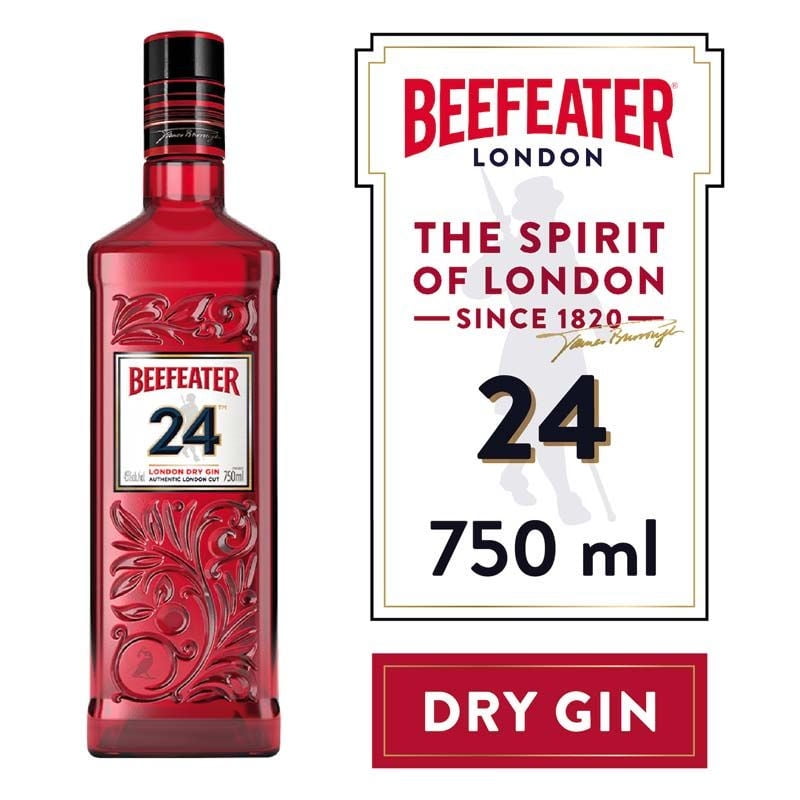Gin 24 London Dry 45° Botella 750 cc Beefeater