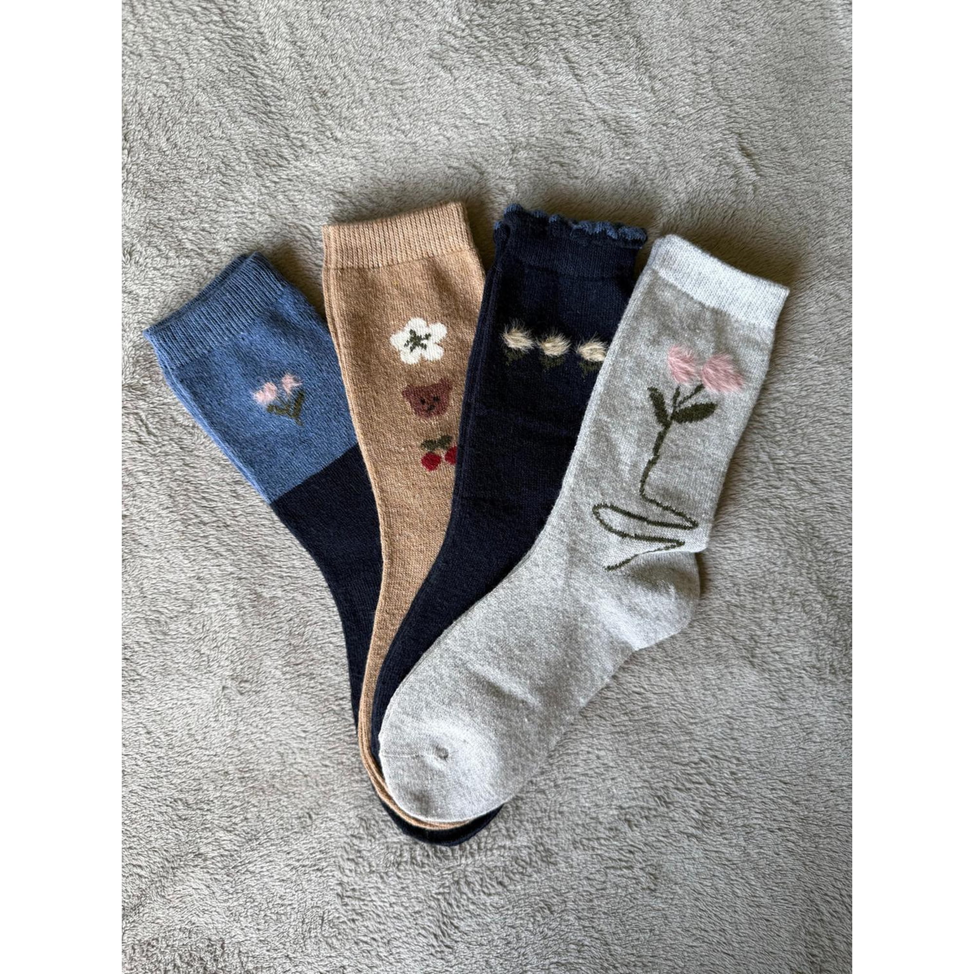 M Milano - Calcetín Invierno Lana Mujer 6 Pares Multicolor 36-40