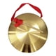 thumbnail image 1 of Instrumento de gong Mini gong de mano pequeña, percusión multiusos, gong de latón con mazo para ceremonias de celebración en el hogar y la Oficina , 32cm, 1 of 5
