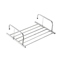 Bothyi - Tendedero De Ropa Montado En La Pared De Acero Inoxidable, 6 Varillas Para Balcón De Hotel Rv