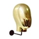 thumbnail image 3 of Perchero Montado En La Pared, Estilo Vintage, Metal Decorativo Para Peluca, Casco Para El Hogar, Dorado, 3 of 3