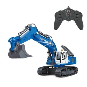 Maravillas Valdivia - Retroexcavadora Control Remoto 11 Canales 1 18 Azul