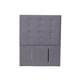 thumbnail image 1 of Respaldo Napoles Lino Gris Oscuro 1.5 Plazas, 1 of 2