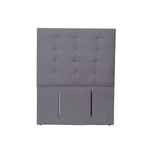 Latam Home - Respaldo Napoles Lino Gris Oscuro 1.5 Plazas