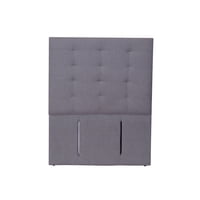 Latam Home - Respaldo Napoles Lino Gris Oscuro 1.5 Plazas