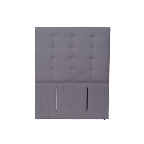 Latam Home - Respaldo Napoles Lino Gris Oscuro 1.5 Plazas