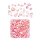 thumbnail image 4 of 1 caja surtida de sueltas acrílicas, fabricación DIY, piezas decorativas duraderas hechas a mano , Rosado, 4 of 5