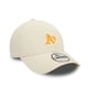 thumbnail image 2 of Jockey Gorra New Era 9Forty Oakland Athletics Washed Light Beige OSFA, 2 of 5