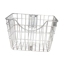 Magideal - Cesta Para Bicicletas, Cesta De Almacenamiento Para Bicicletas, Accesorios Portátiles De Acero Inoxidable Para Bicicletas De Fácil Instalación, Cesta