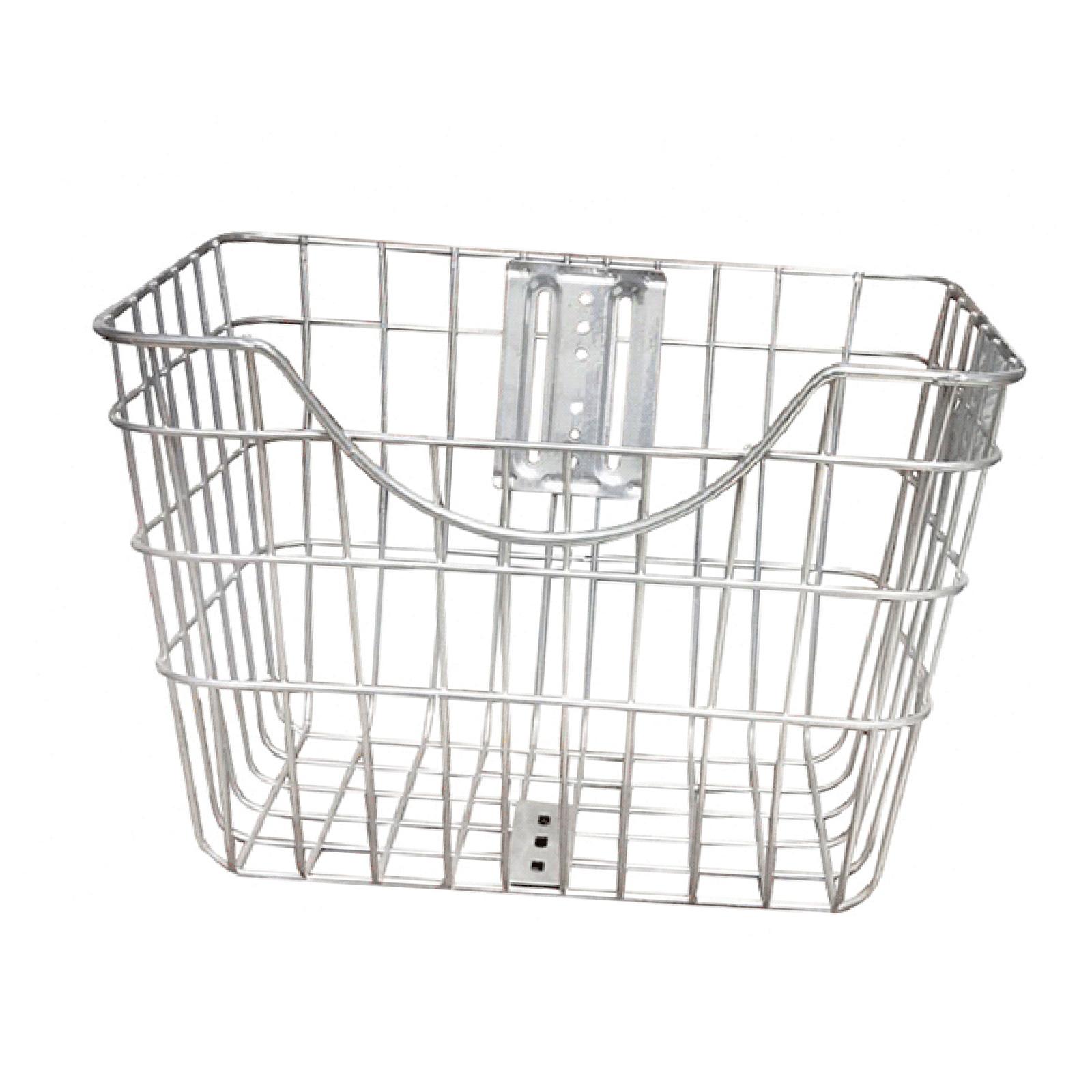 Magideal - Cesta Para Bicicletas, Cesta De Almacenamiento Para Bicicletas, Accesorios Portátiles De Acero Inoxidable Para Bicicletas De Fácil Instalación, Cesta