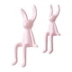 thumbnail image 5 of 2 Estatuas Decorativas De Conejo Sentado De Cerámica Para Estante, Adorno Para Sala De Estar, 5 of 5