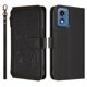 thumbnail image 2 of Funda Cartera Mariposa para [Motorola Moto G Play 2024 5G] con Soporte y Cremallera Negro, 2 of 6