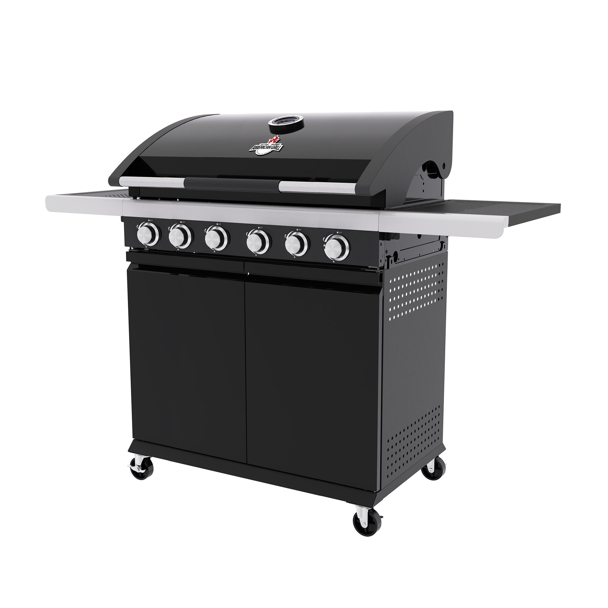 Parrilla A Gas 6 Quemadores Texas Black