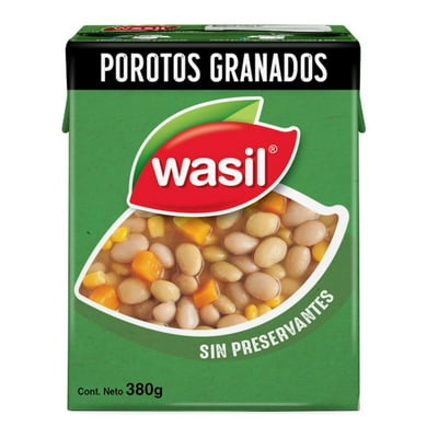 Porotos Granados Caja 380 G Wasil