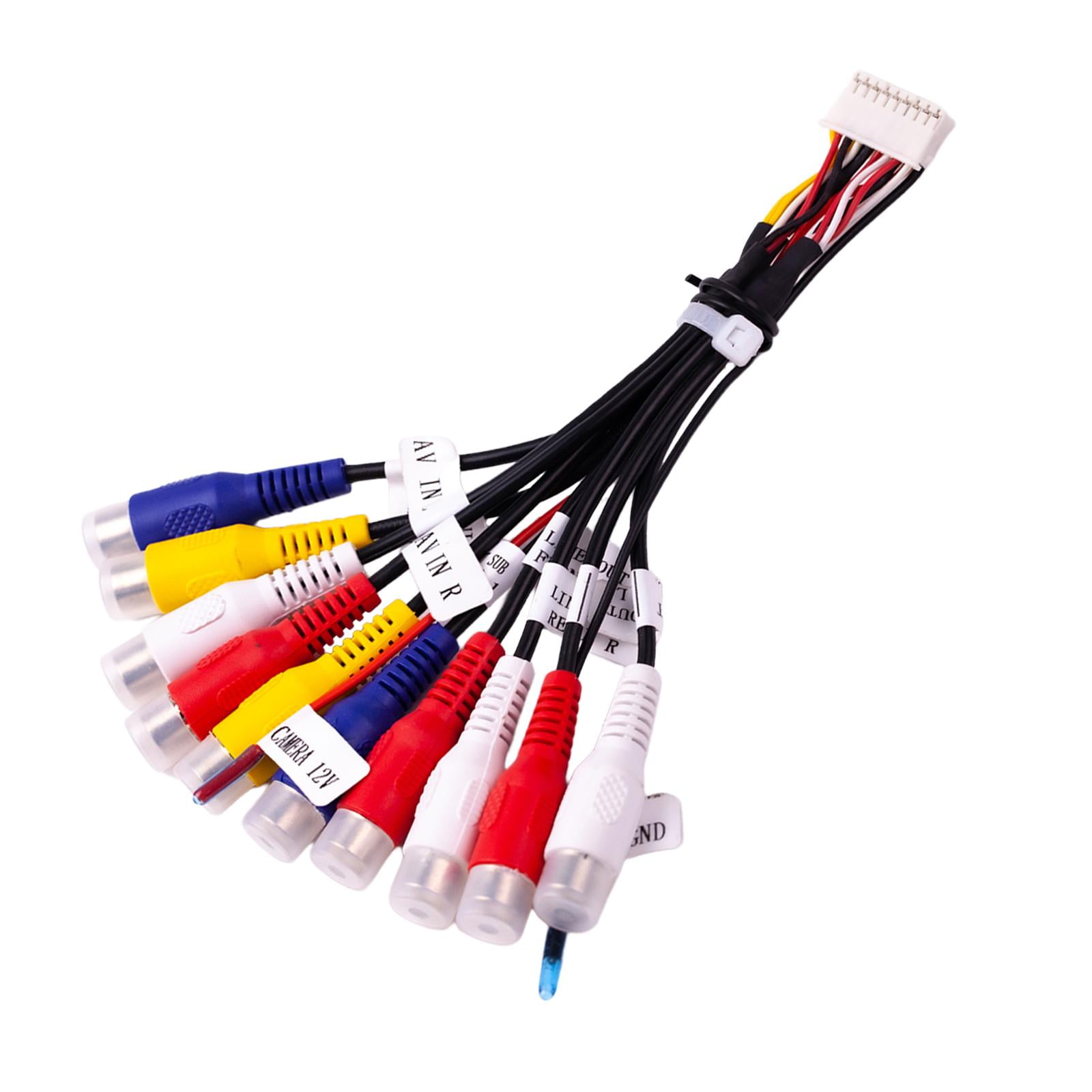 Magideal - Dual Xdcpa10bt, Preamplificador, Premium, Alto Rendimiento, Repuestos, Accesorios, Durable Reemplaza El Cable De La Cámara Salida De Entrada Av De Vid