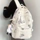 thumbnail image 1 of Trendy Bear Pattern Backpack, Simple Preppy Style School Bag, Versatile Travel Bookbag, 1 of 5