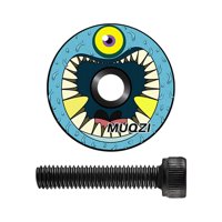 Magideal - Tapa Superior Del Vástago Del Auricular De La Bicicleta Y Tapas Del Auricular Del Perno De La Bicicleta Componentes De Fácil Instalación Tapa Superior Azul