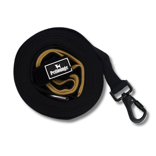 Correa De Paseo Adiestramiento Para Perros Petlounge 3m 2.0 negro