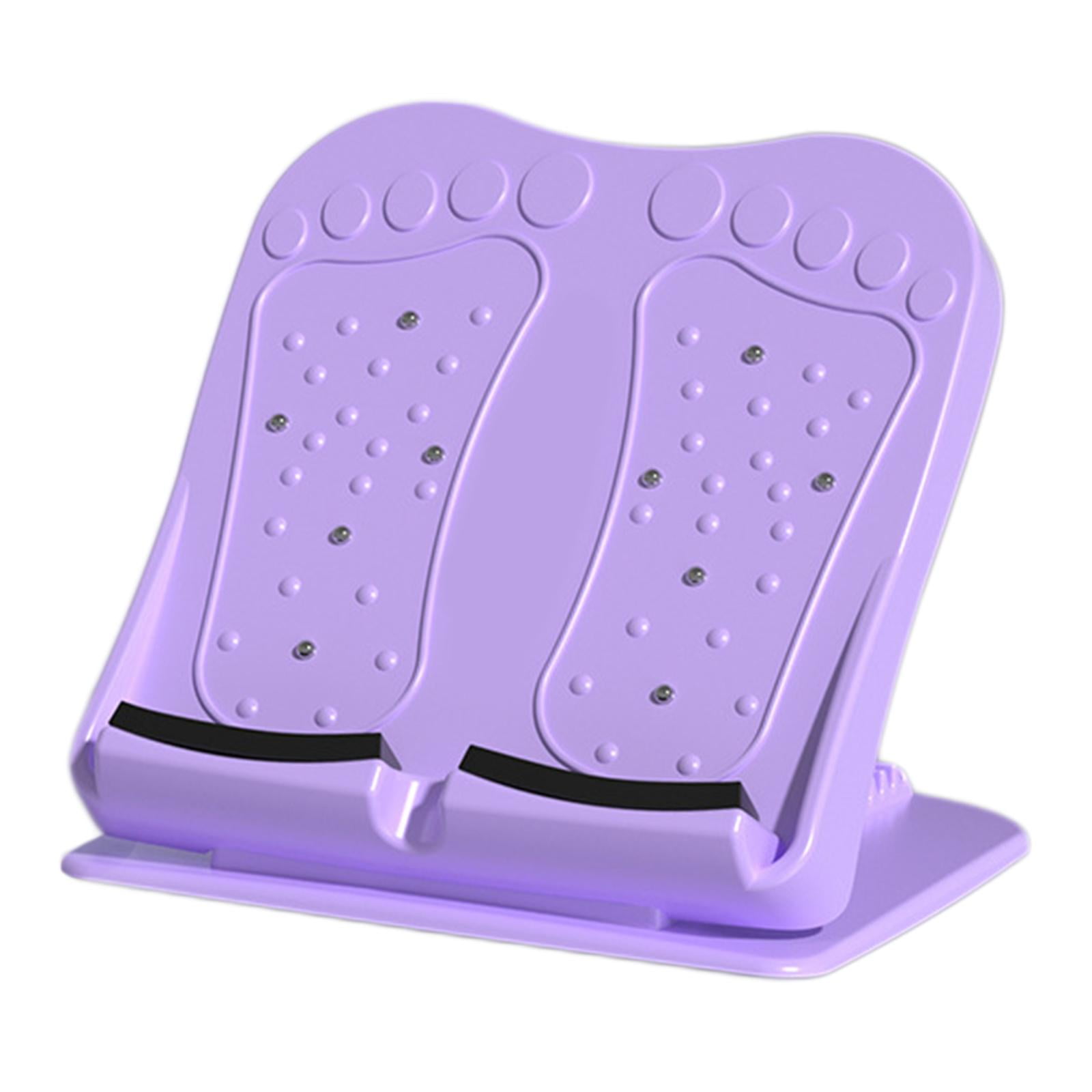 Magideal - Camilla De Pantorrilla Con Tabla Inclinada, Antideslizante, Ajustable, 13 Niveles, Portátil, Para Tobillo Y Pie Violeta