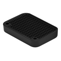 Ioensy - Caja Recolectora De Arena Para Gatos Suministros De Limpieza Para Mascotas Bandeja De Arena Para Gatos De Interior Color Negro