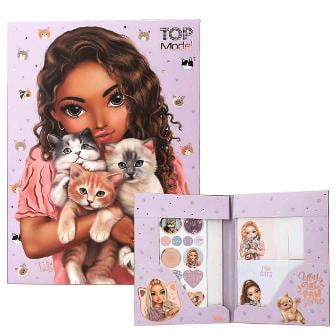 Set creativo de cartas, sobres y stickers para los amantes de los gatos - Cat Love TopModel