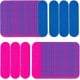 thumbnail image 1 of 200 limas de uñas pequeñas desechables de doble cara, grano 180/180, para manicura casera o profesional, para uñas postizas acrílicas naturales (azul y rosa)., 1 of 7