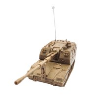 Bothyi - Modelos De Tanque 4D A Escala 1/72 En Miniatura Para Niños, Recuerdo De Fiesta, Juguete Educativo Plz05 Amarillo