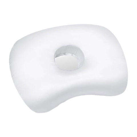 Bothyi - Almohada Para Perforar Orejas, Suave, Para El Cuello Y La Cabeza, Relleno De Algodón Pp, Para Dormir, Color Blanco