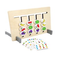 Bothyi - Montessori Matching Puzzle Toy Chic Wooden Para Preescolar Family Kindergarten