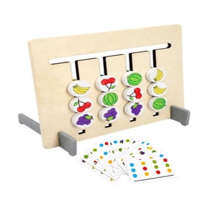 Bothyi - Montessori Matching Puzzle Toy Chic Wooden Para Preescolar Family Kindergarten