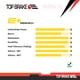 thumbnail image 5 of Pastillas de freno Top Brake BD17-E+ para E-MTB y bicicleta eléctrica, color dorado, 5 of 7