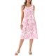 thumbnail image 2 of INSPIRE CHIC Vestido sin mangas bohemio con estampado Ikat para mujer, vestido casual midi con bolsillos, rosa empolvado, talla L, 2 of 6