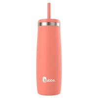 Vaso Bubba Radiant De 710 Ml, Color Coral Engomado, Con Funda