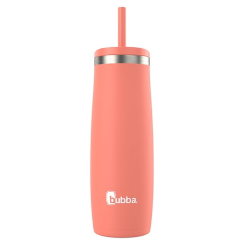 Vaso Bubba Radiant De 710 Ml, Color Coral Engomado, Con Funda