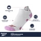 thumbnail image 3 of Pack de 12 calcetines Reebok No Show para mujer, talla 4-10, color negro, 3 of 7
