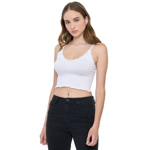 Peto Mujer Seamless Encaje Ecru Corona