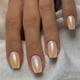 thumbnail image 2 of Purpurina color champán Joyvvew, cromada, cuadrada, mediana, de Press On Nails, 2 of 5