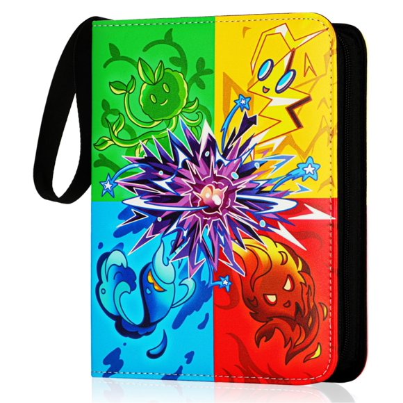 Portacartas Tyyfnn 400 cartas con 50 fundas y cremallera