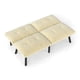 thumbnail image 3 of Cream Convertible Folding Modern sofa Bed, 3 of 3