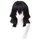 thumbnail image 1 of Peluca de cosplay Wiggy Mermaid Obanai para disfraz de DS, color negro, 1 of 6