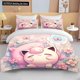thumbnail image 1 of 10 Sizes Jigglypuff Print Pink Bedding Set Duvet Cover 1 Duvet Cover 2 Pillowcases Adult and Children Bedding Set Luxury, 1 of 5