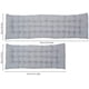 thumbnail image 5 of Cojín de banco para interior/exterior, cojín de columpio para sofá de patio, tumbona, muebles de jardín, banco de patio (gris, tres asientos), 5 of 6