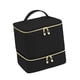 thumbnail image 2 of Bolsa de almacenamiento portátil para esmalte de uñas, caja de almacenamiento de viaje resistente para esmalte de uñas, Estuche de transporte de esmal negro, 2 of 5