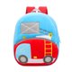 thumbnail image 1 of 2-4 years old kids engineering backpack cartoon excavator backpack plush kids small school bag toy backpack, 1 of 3