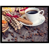 Genérico - Cuadro Decorativo Café Y Canela Medidas 30X40 Cm