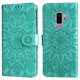 thumbnail image 4 of Funda tipo cartera FOXDOCK para Samsung Galaxy S9 Plus , diseño girasol en relieve, cuero PU, cierre magnético, soporte y tarjetero, 4 of 5