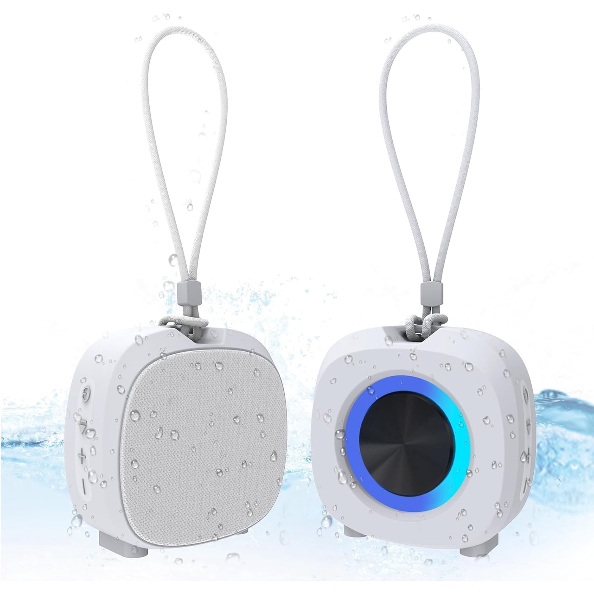 Altavoz Peicheng, Pequeño Altavoz Portátil Bluetooth Inalámbrico Ipx5 Para Ducha, Resistente Al Agua